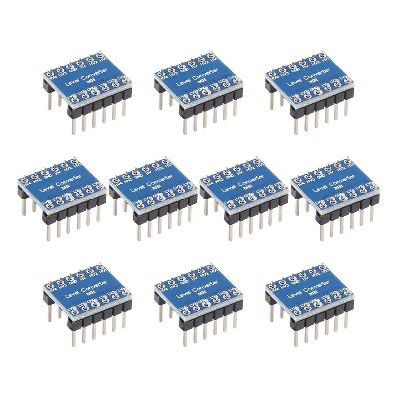 Level Shifter 3.3V - ชุด 10 ชิ้น โมดูลแปลงสัญญาณลอจิกระดับ IIC I2C