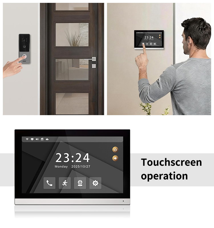 Smart Doorbell Wired - ระบบอินเตอร์คอมวิดีโอ 2 สาย 1080P WiFi Tuya