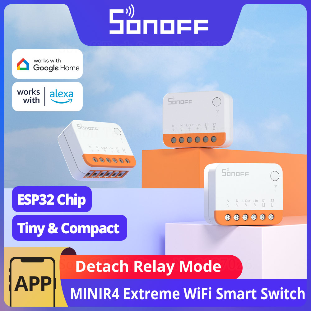 Sonoff Basic Switch - สวิตช์อัจฉริยะ SONOFF MINIR4 Extreme WiFi ขนาดเล็ก
