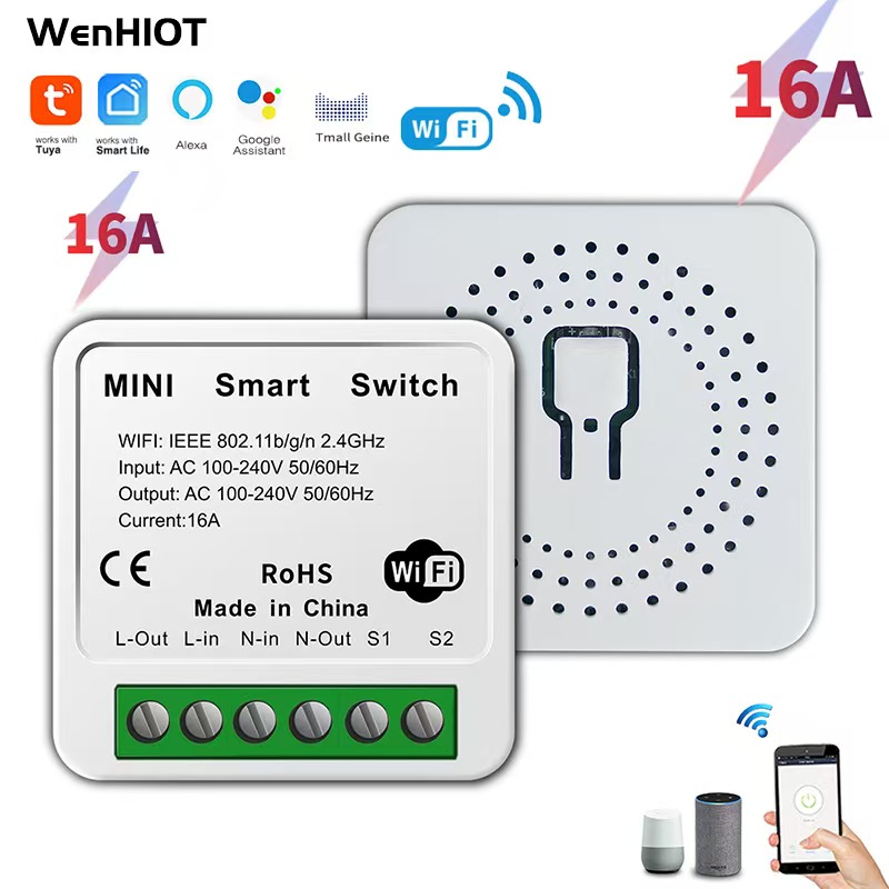 Diy Home Automation Controller - สวิตช์อัจฉริยะขนาดเล็ก 16A Tuya Zigbee 3.0 DIY,