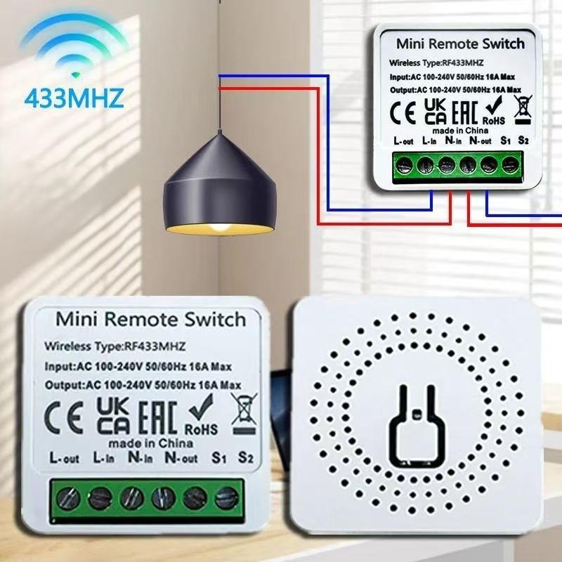 Diy Home Automation Controller - สวิตช์อัจฉริยะ RF 433 MHz ขนาดเล็ก DIY