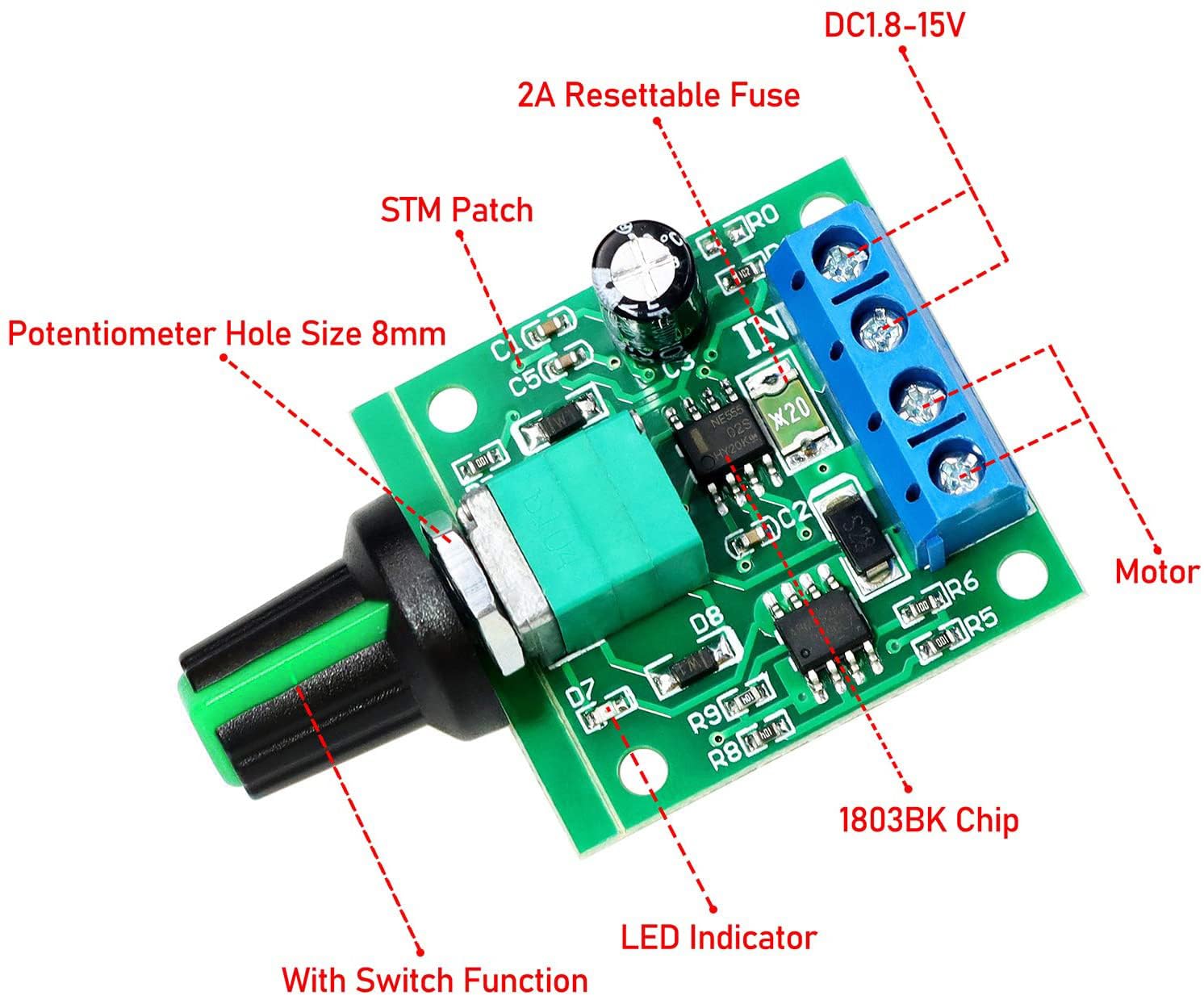 2PCS / 4PCS / 6PCS 1.8V 3V 5V  - Level Shifter 3.3V บทวิจารณ์และราคา
