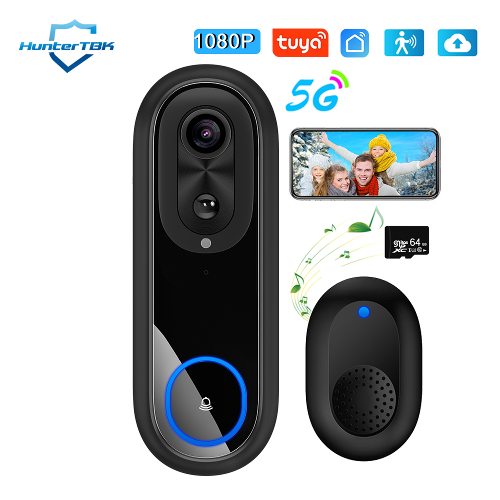 5G 2.4G WiFi Video Doorbell 10 - Smart Doorbell Wired บทวิจารณ์และราคา