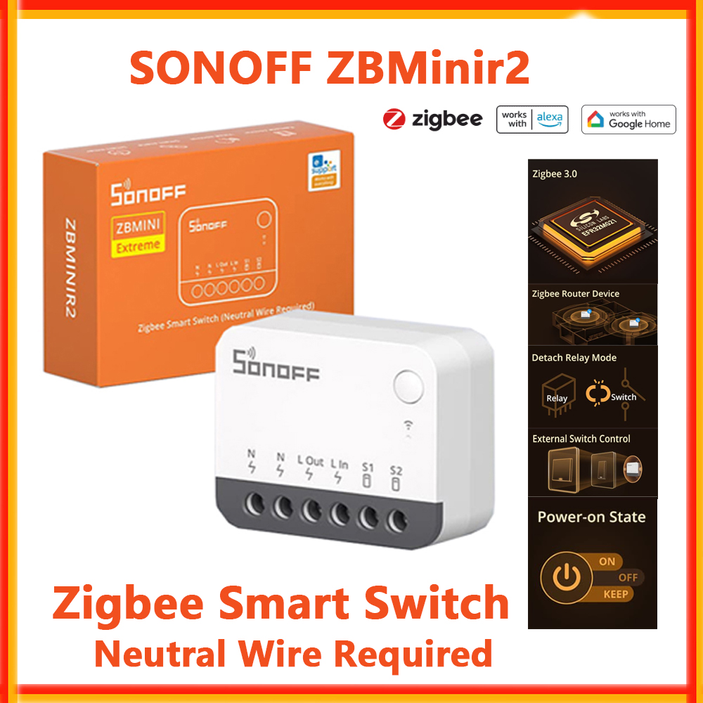 สวิตช์อัจฉริยะ SONOFF ZBMinir2 - Sonoff Basic Switch บทวิจารณ์และราคา