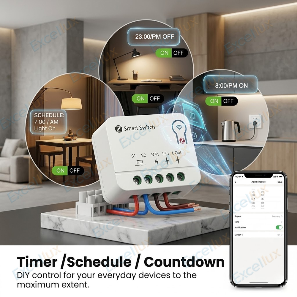 โมดูลสวิตช์อัจฉริยะ Zigbee 3.0 - Home Automation Diy บทวิจารณ์และราคา