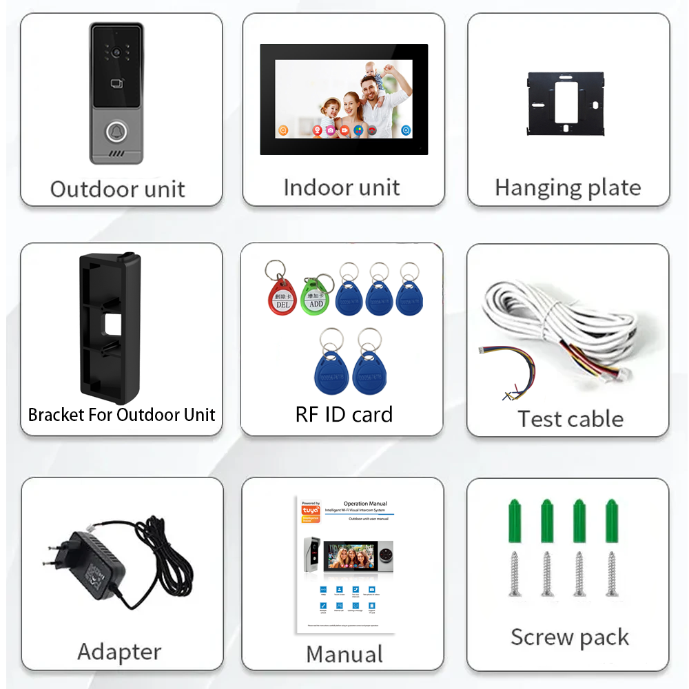 ชุดอินเตอร์คอมวิดีโออัจฉริยะหน - Smart Doorbell Wired บทวิจารณ์และราคา