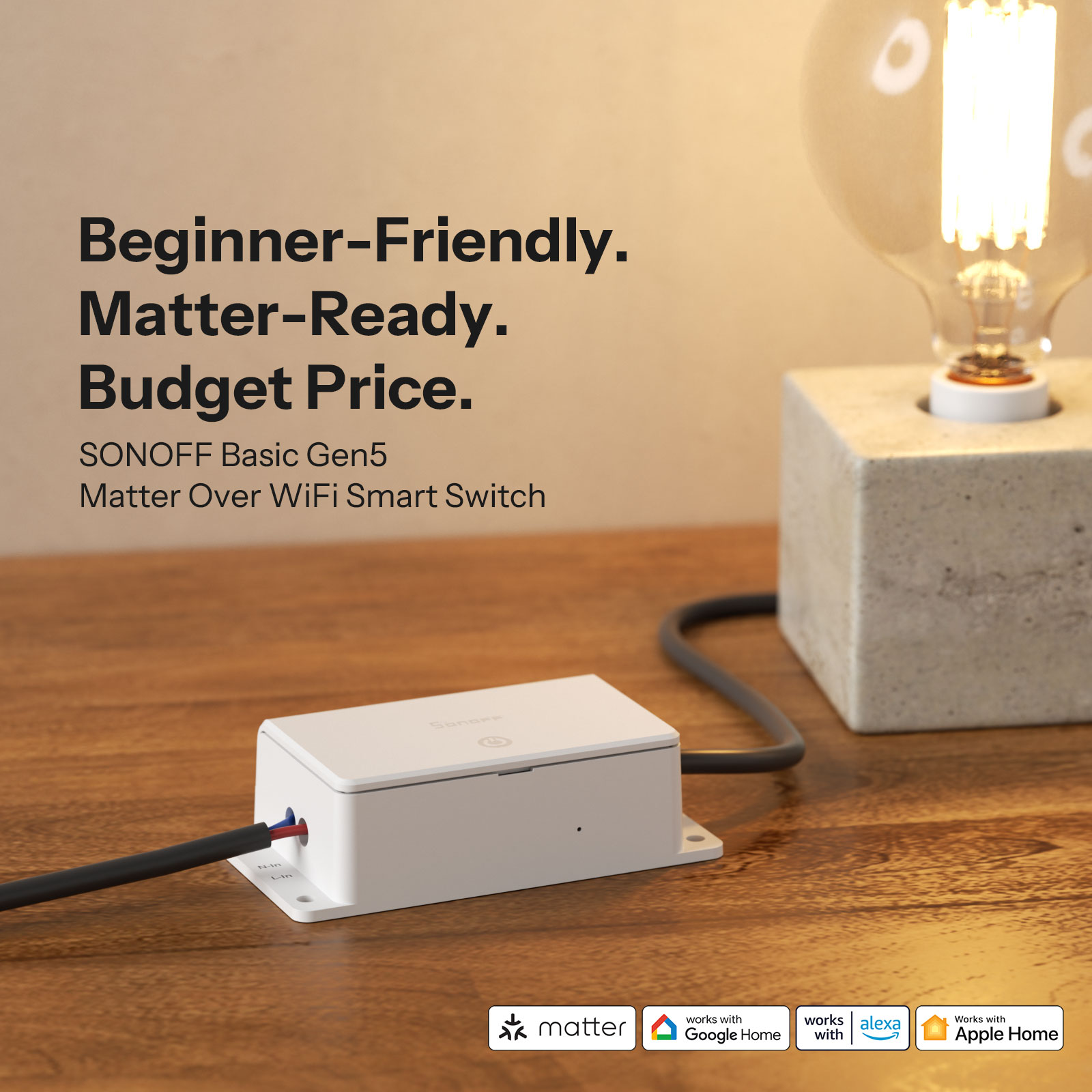SONOFF BASIC-1GS Gen5 Matter W - Sonoff Basic Switch บทวิจารณ์และราคา