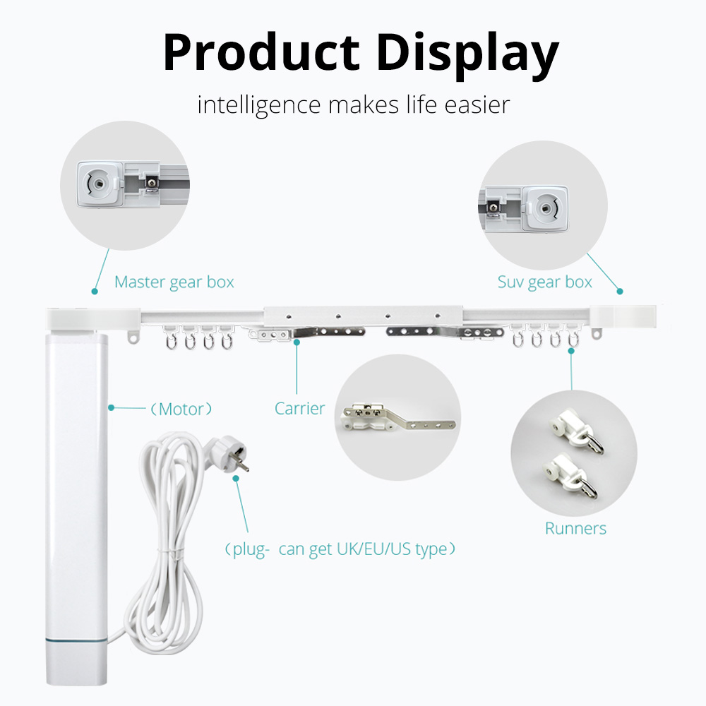 มอเตอร์ม่านเลื่อนอัตโนมัติ Zem - Matter Hub Thread บทวิจารณ์และราคา