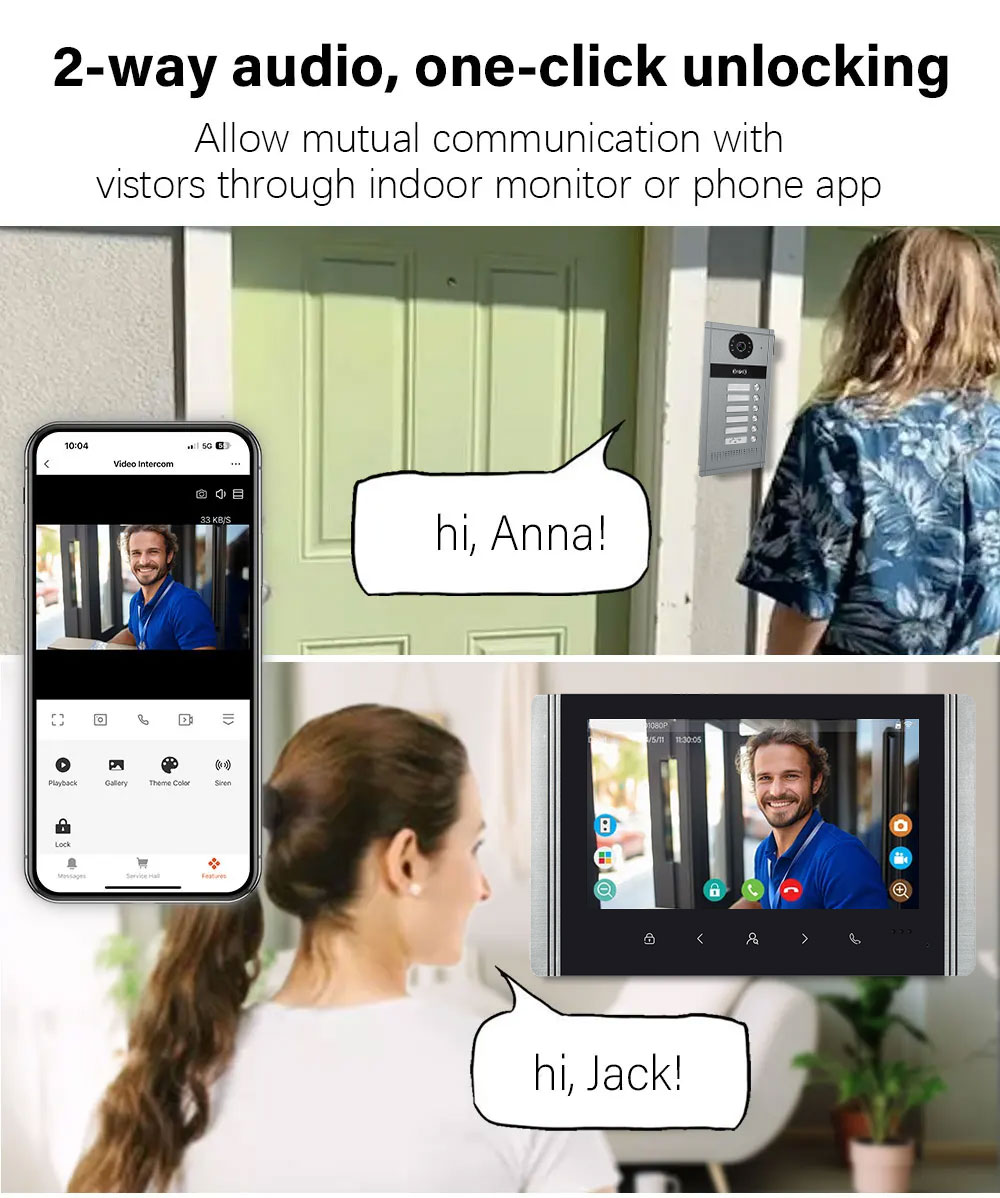 1080P Tuya สมาร์ทประตูวิดีโอสํ - Smart Doorbell Wired บทวิจารณ์และราคา