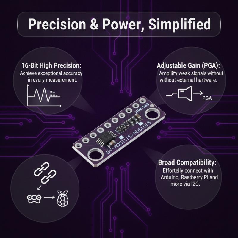 โมดูล ADS1115 ปรับค่าเกนได้ 16 - Diy Home Automation System บทวิจารณ์และราคา