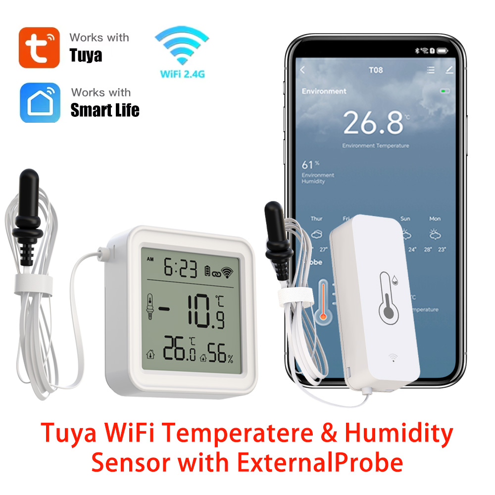 ทูยา ไวไฟเซ็นเซอร์วัดอุณหภูมิแ - Temperature Humidity Sensor บทวิจารณ์และราคา
